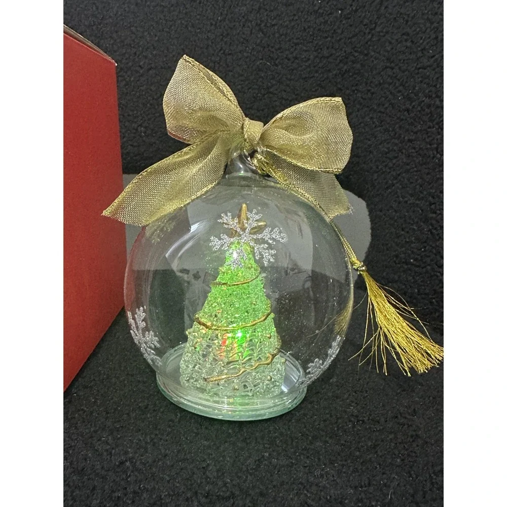 Lenox Tree Lit Color Changing American Design Christmas Tree Ornament Wonder